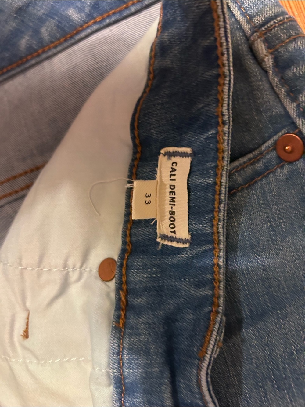Madewell Light Blue Flared Denim Jeans - Picture 6 of 6
